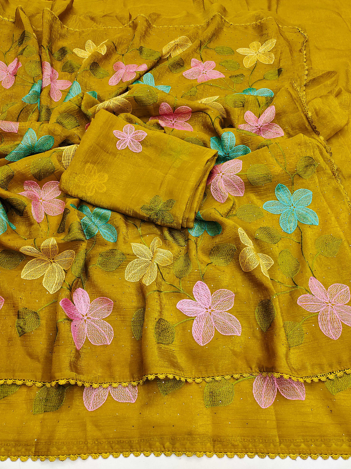 Naarira KESH569 FLORIOUS Viscose Fancy Sarees