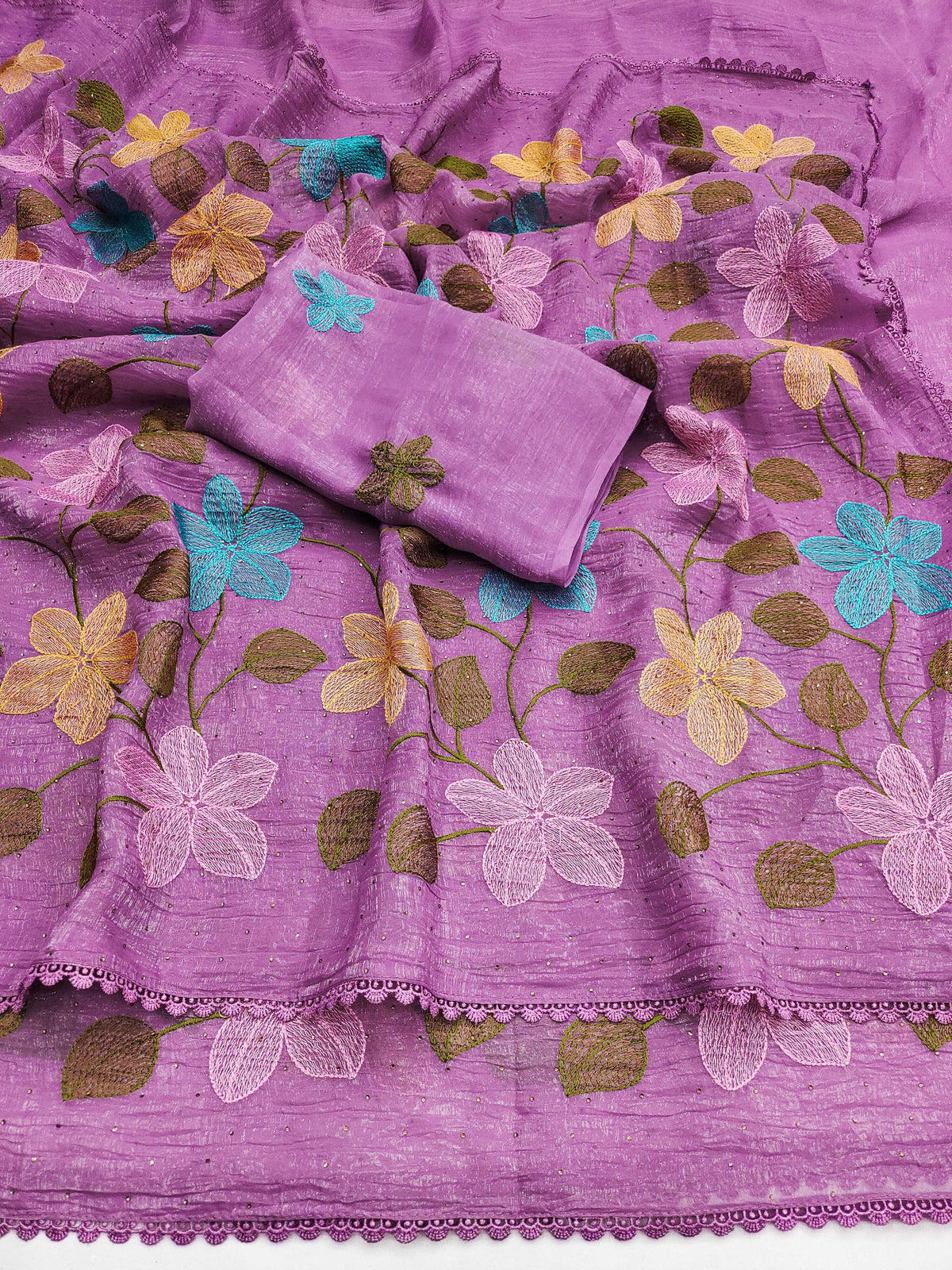 Naarira KESH569 FLORIOUS Viscose Fancy Sarees