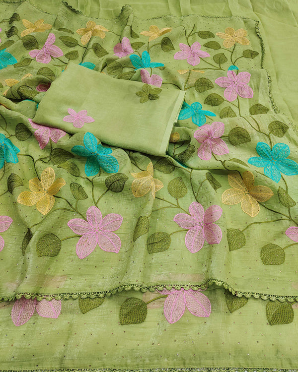 Naarira KESH569 FLORIOUS Viscose Fancy Sarees