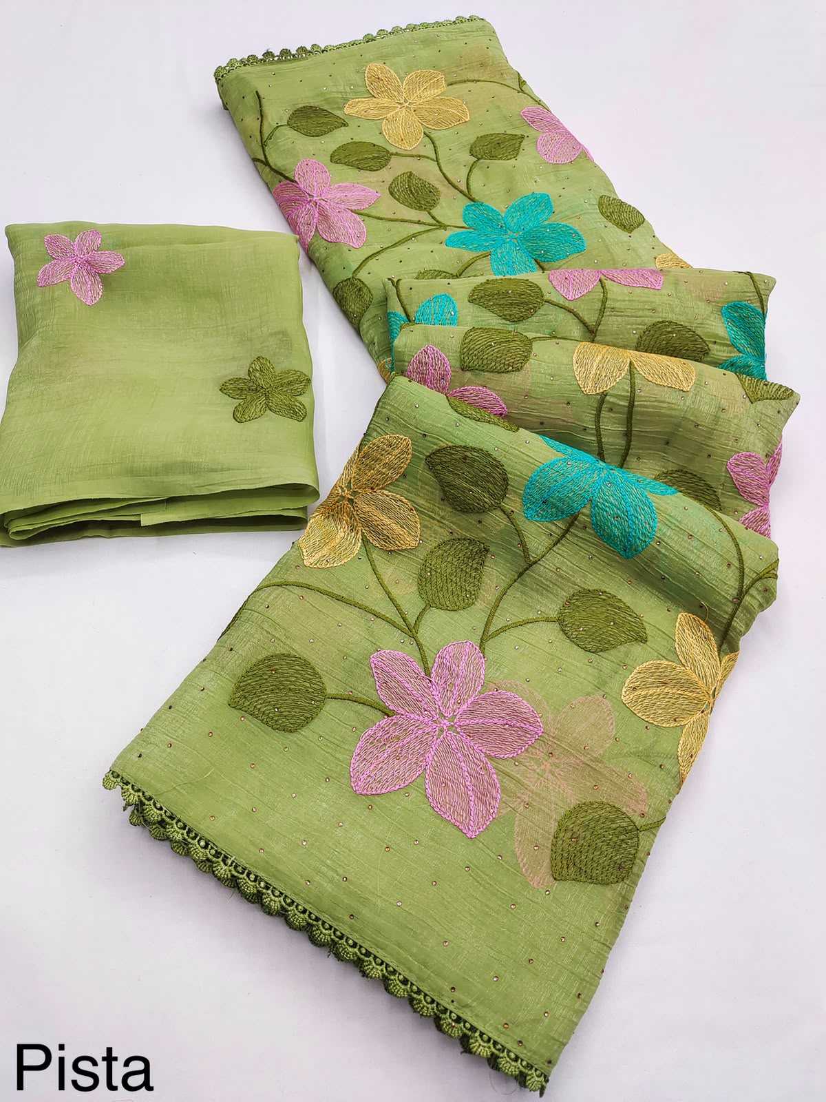 Naarira KESH569 FLORIOUS Viscose Fancy Sarees