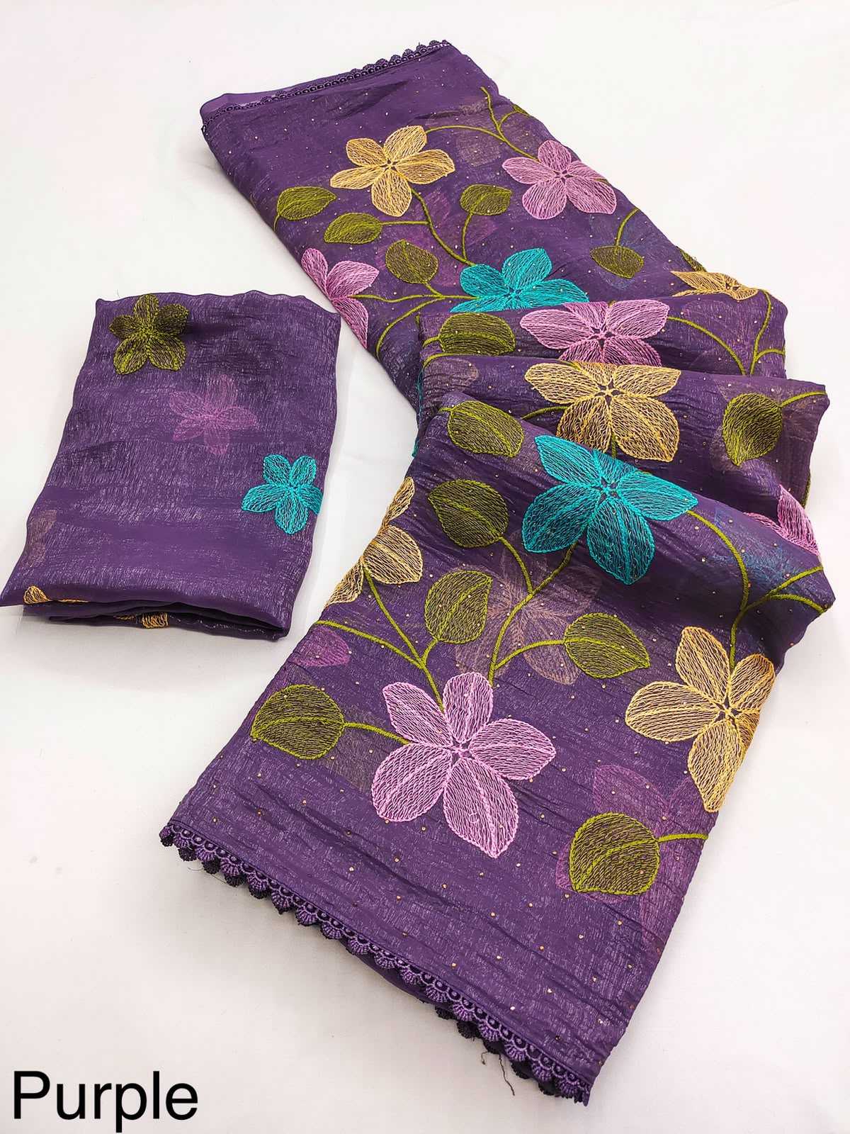 Naarira KESH569 FLORIOUS Viscose Fancy Sarees