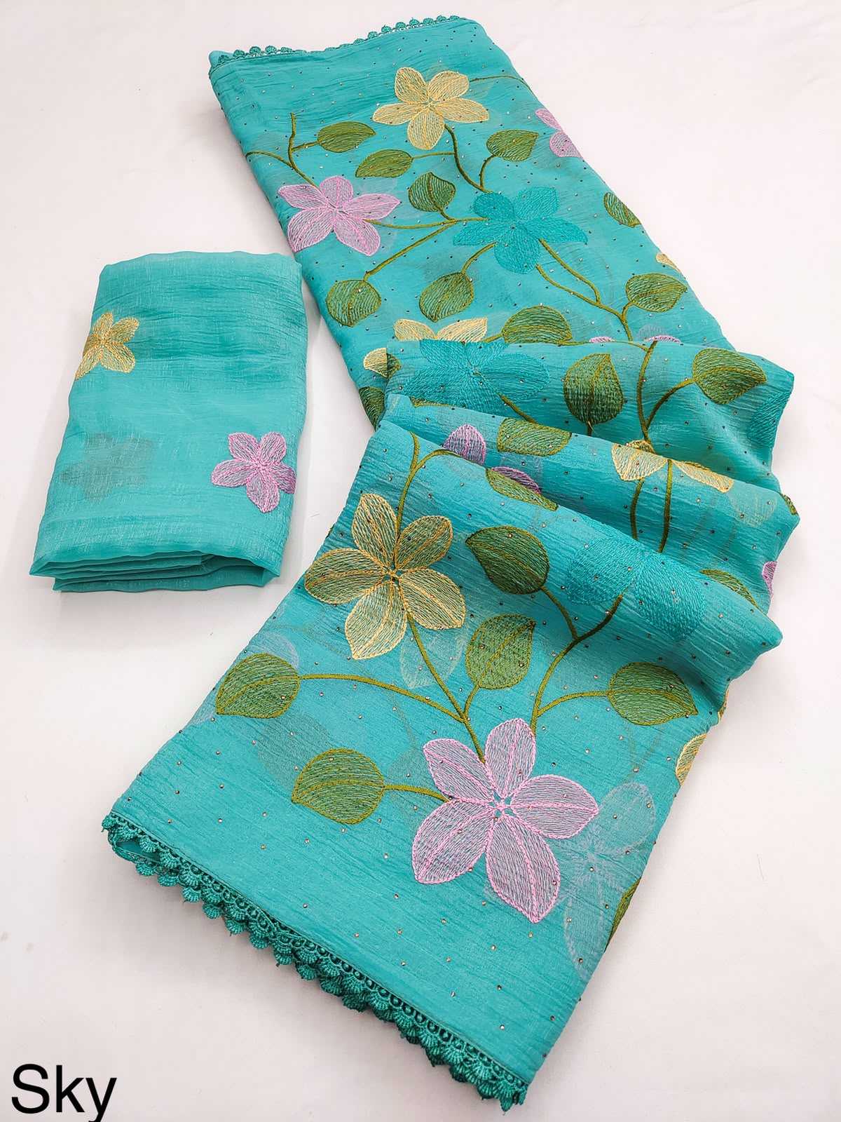 Naarira KESH569 FLORIOUS Viscose Fancy Sarees
