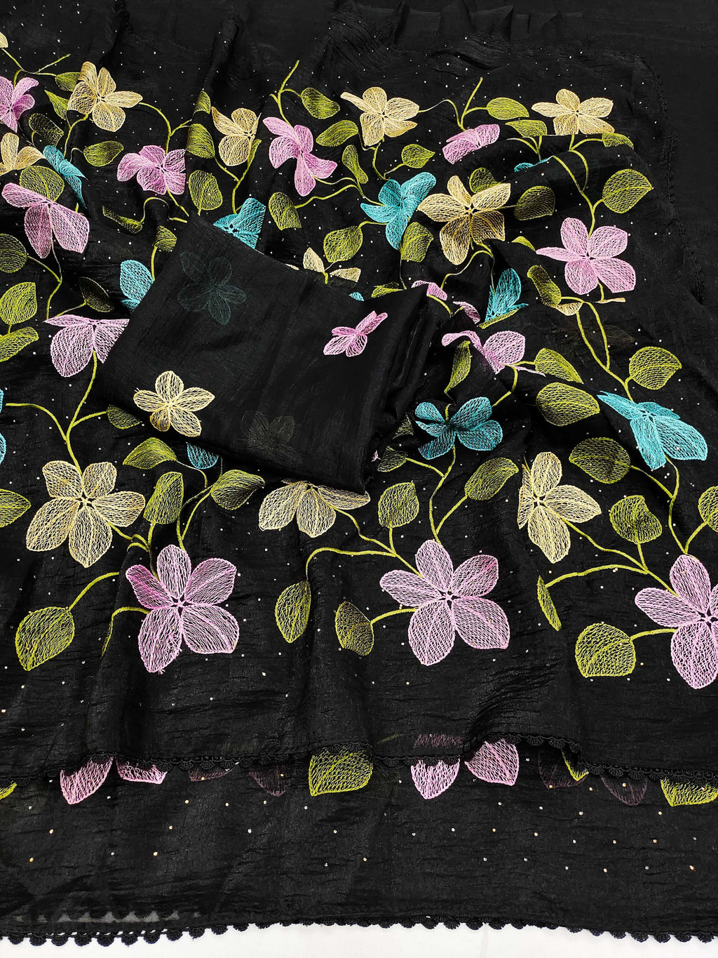 Naarira KESH569 FLORIOUS Viscose Fancy Sarees