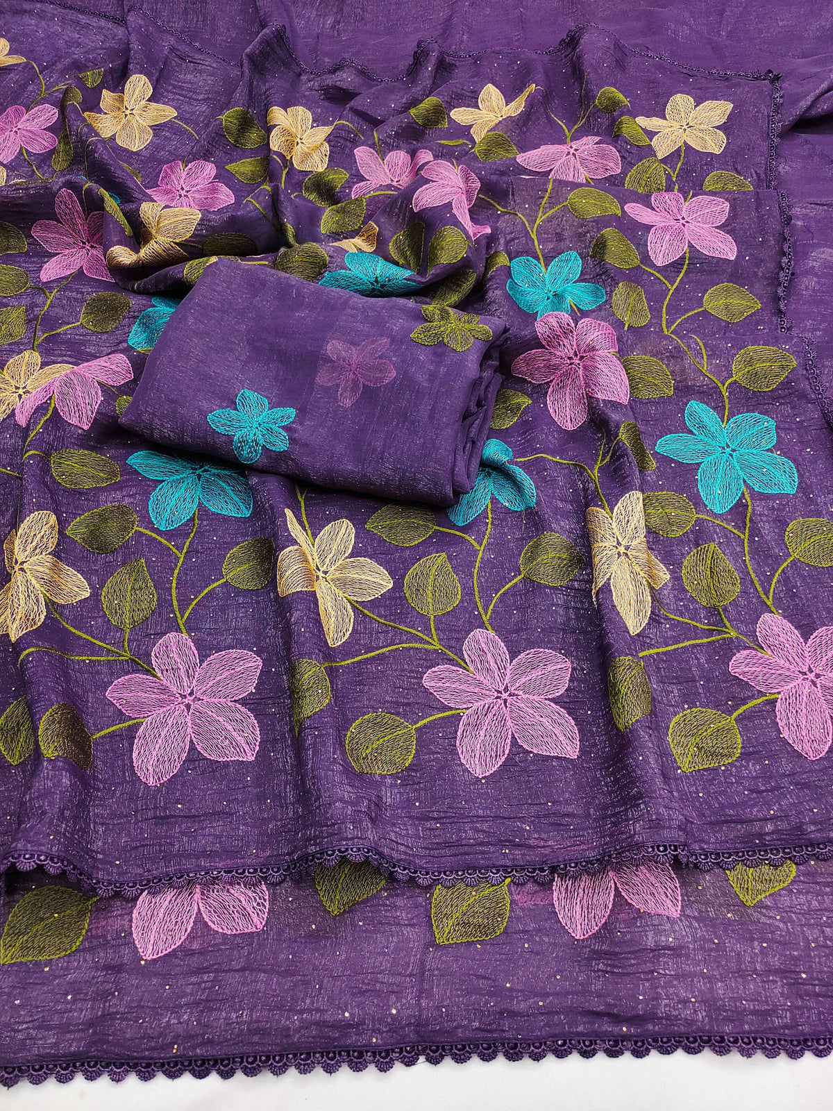 Naarira KESH569 FLORIOUS Viscose Fancy Sarees