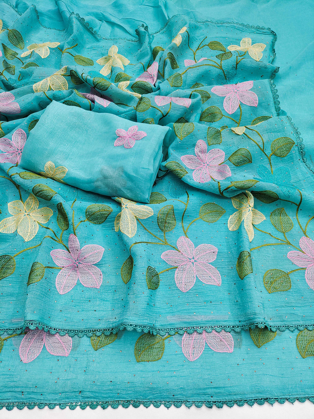Naarira KESH569 FLORIOUS Viscose Fancy Sarees