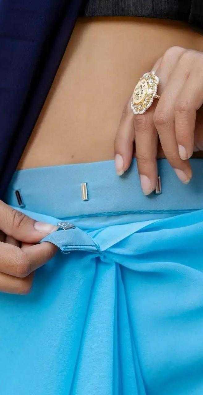 Naarira Padding Georgette Ready To Wear Sarees