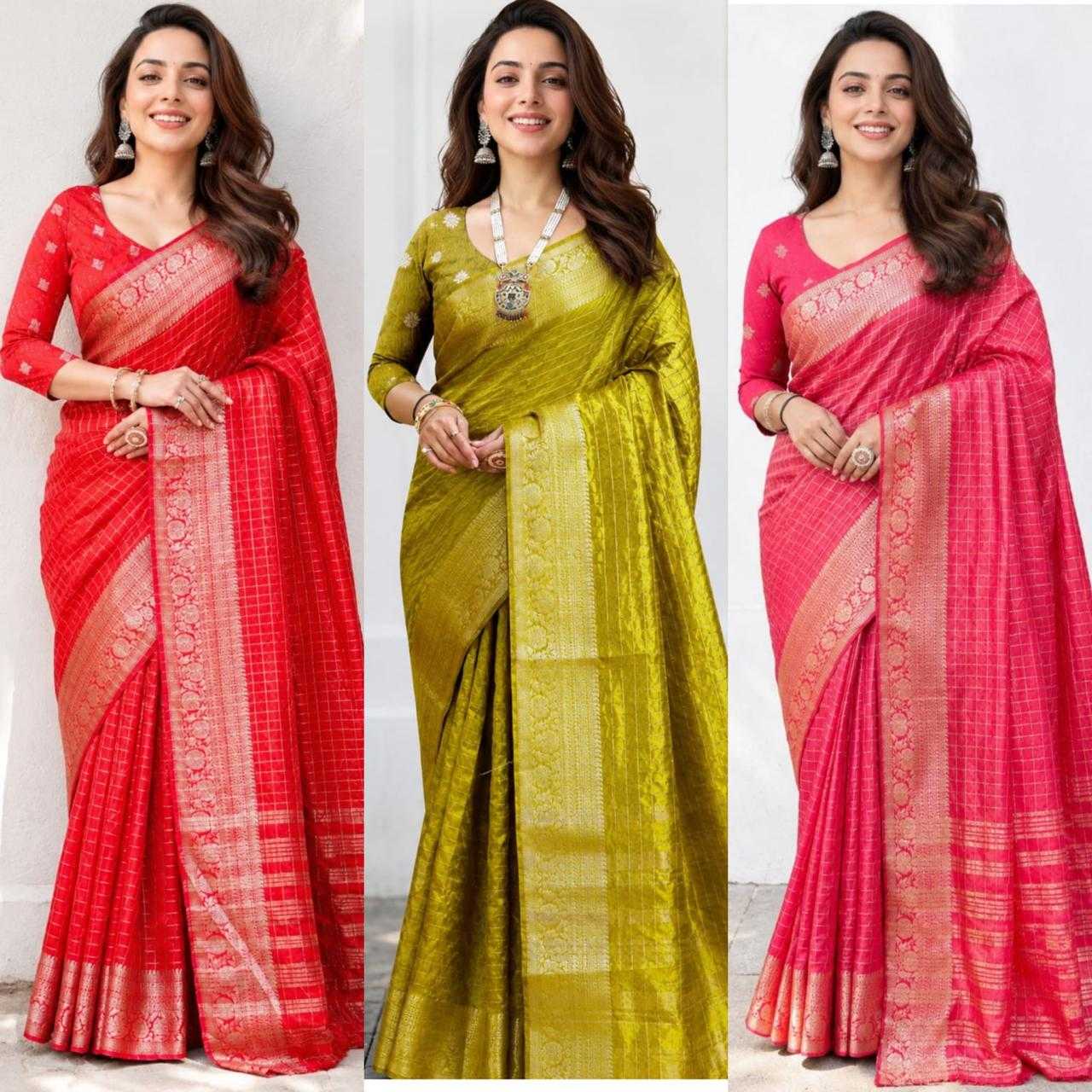 Naarira Dola Nylon Silk Saree for Women