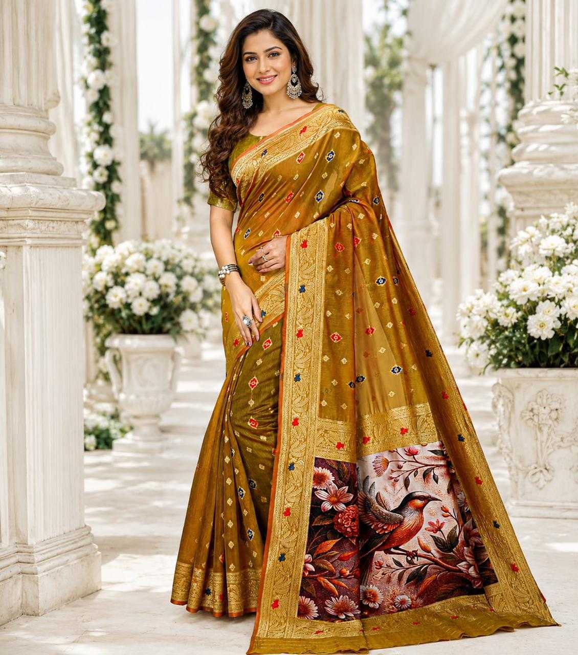 Naarira 3D Space Silk Saree for Women