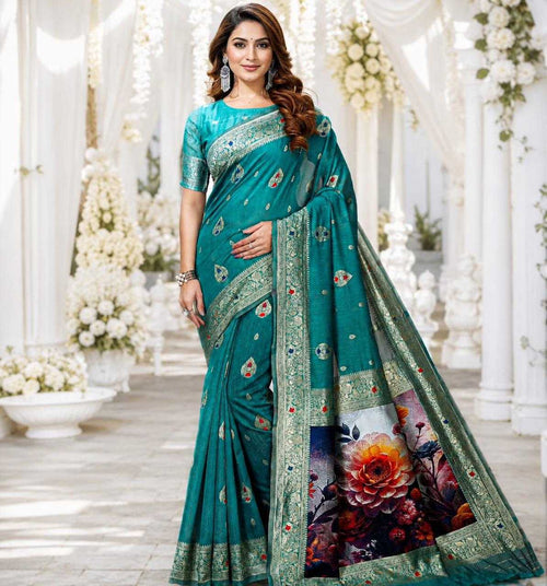 Naarira 3D Space Silk Saree for Women