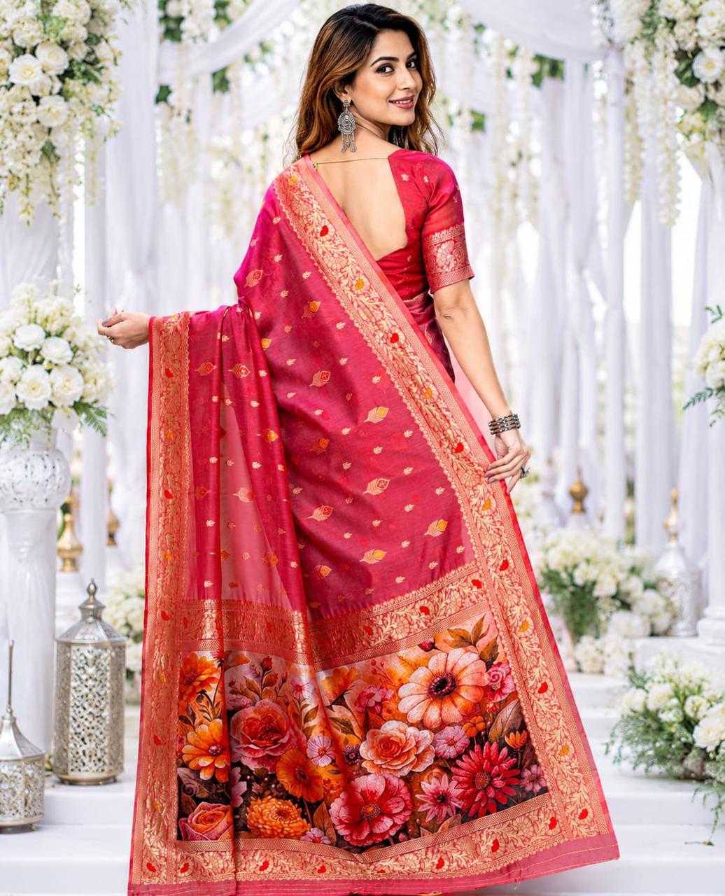Naarira 3D Space Silk Saree for Women