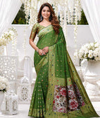 Naarira 3D Space Silk Saree for Women