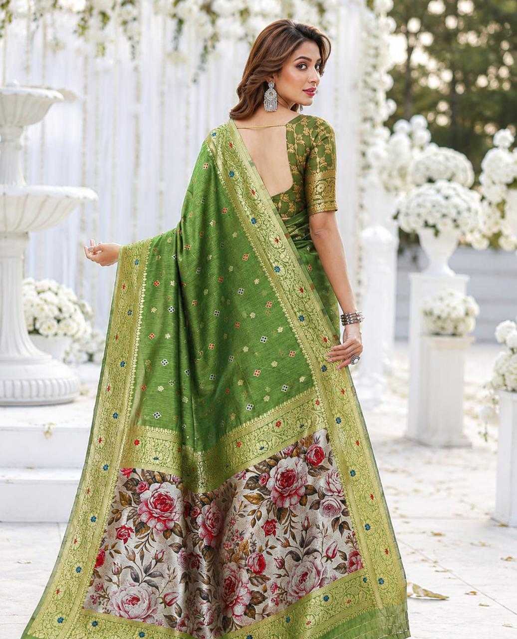 Naarira 3D Space Silk Saree for Women