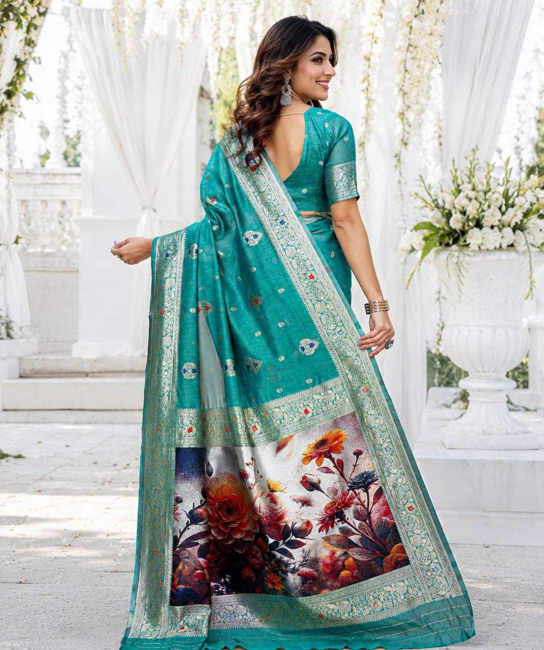 Naarira 3D Space Silk Saree for Women