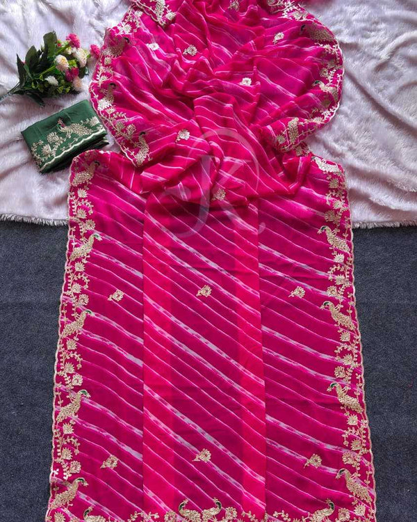 Naarira KESH584 147 Georgette Fancy Sarees