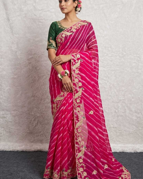 Naarira KESH584 147 Georgette Fancy Sarees - alternate view