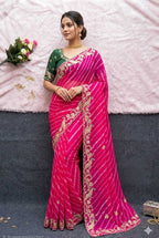 Naarira KESH584 147 Georgette Fancy Sarees
