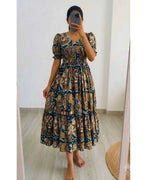 Naarira Chitralekha Cotton Printed Gown