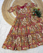 Naarira Chitralekha Cotton Printed Gown