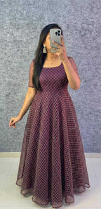 Naarira Dhanishta Net Fancy Gown