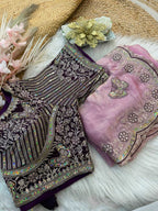 Naarira KESH600 Titali Satin Sequence Sarees