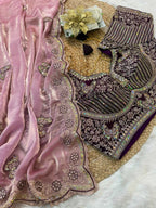 Naarira KESH600 Titali Satin Sequence Sarees