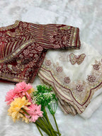 Naarira KESH600 Titali Satin Sequence Sarees