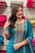 Naarira RAJASTHANI ANARKALI Chinon Anarkali Suits