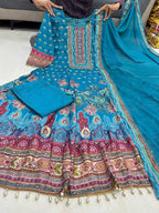 Naarira RAJASTHANI ANARKALI Chinon Anarkali Suits