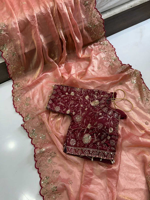 Naarira Aashiya Satin Designer Sarees