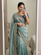 Naarira Aashiya Satin Designer Sarees