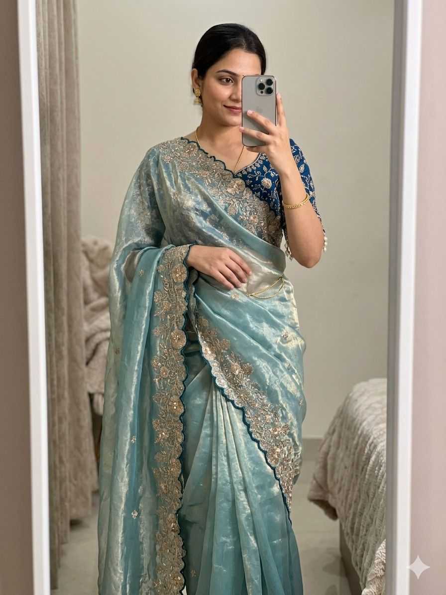 Naarira Aashiya Satin Designer Sarees