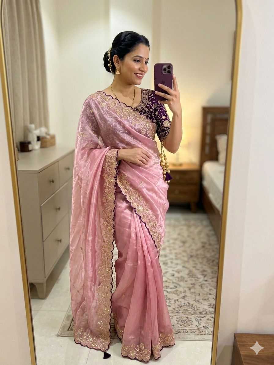 Naarira Aashiya Satin Designer Sarees