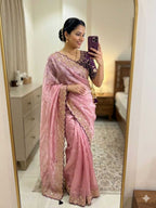 Naarira Aashiya Satin Designer Sarees