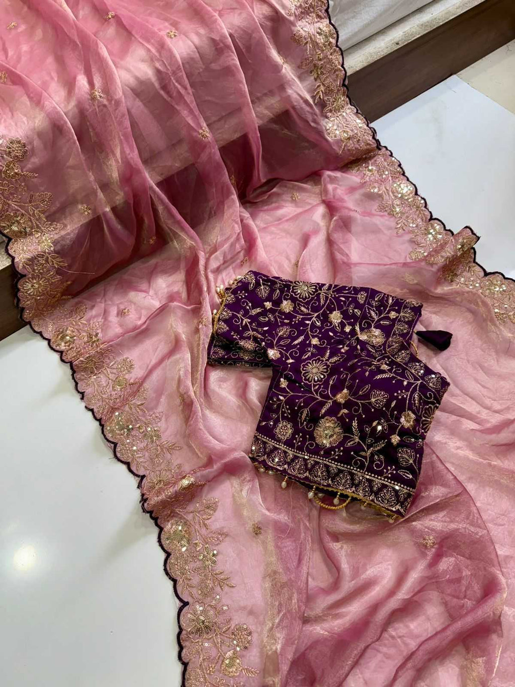 Naarira Aashiya Satin Designer Sarees