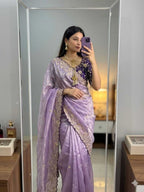 Naarira Aashiya Satin Designer Sarees