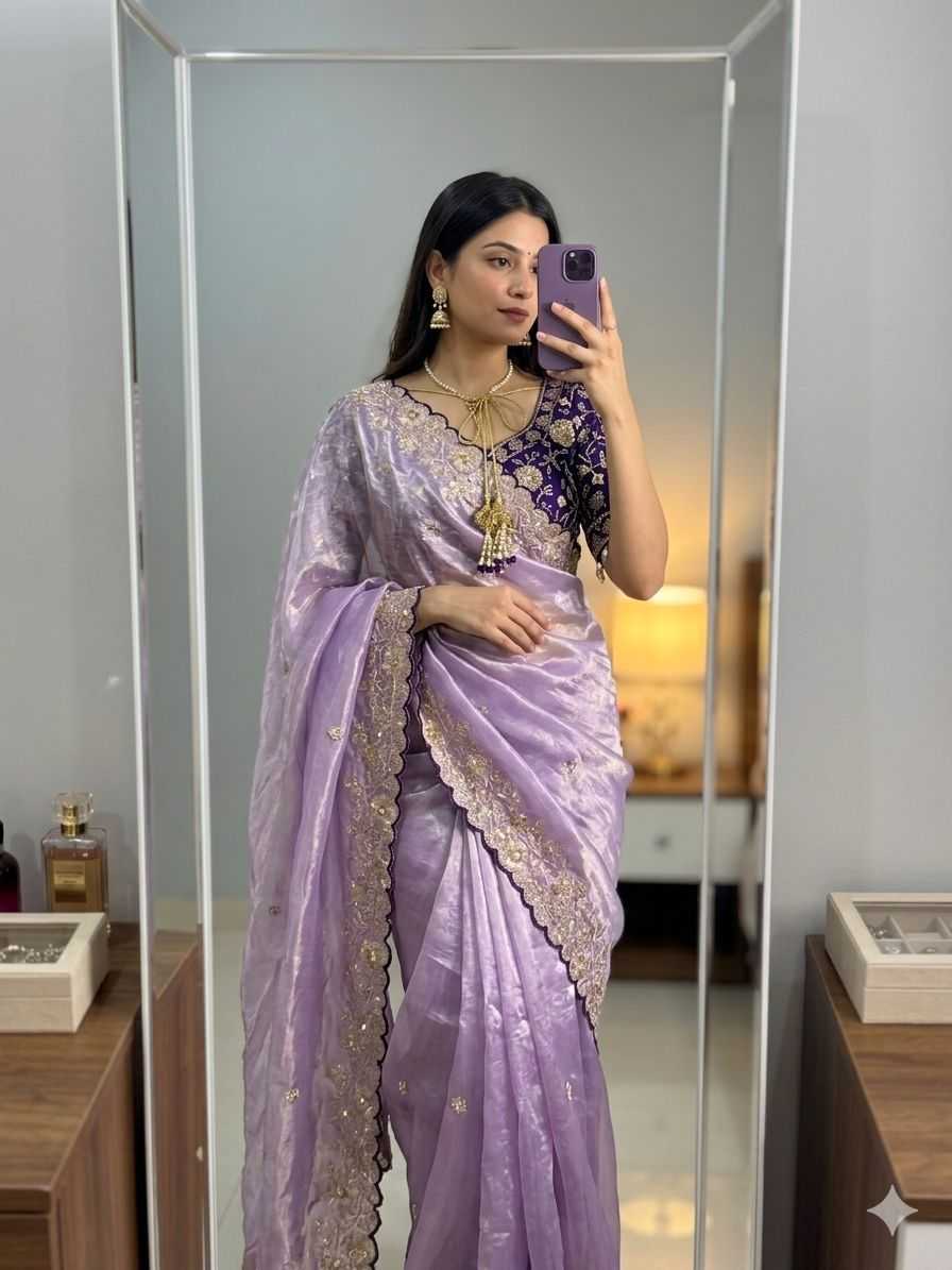 Naarira Aashiya Satin Designer Sarees