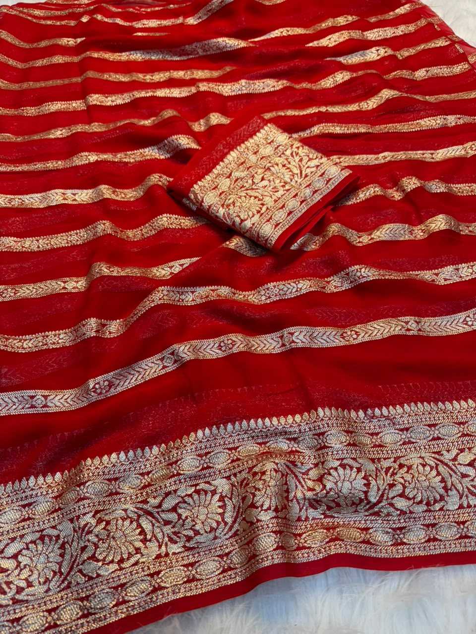 Naarira Sto Georgette Designer Sarees
