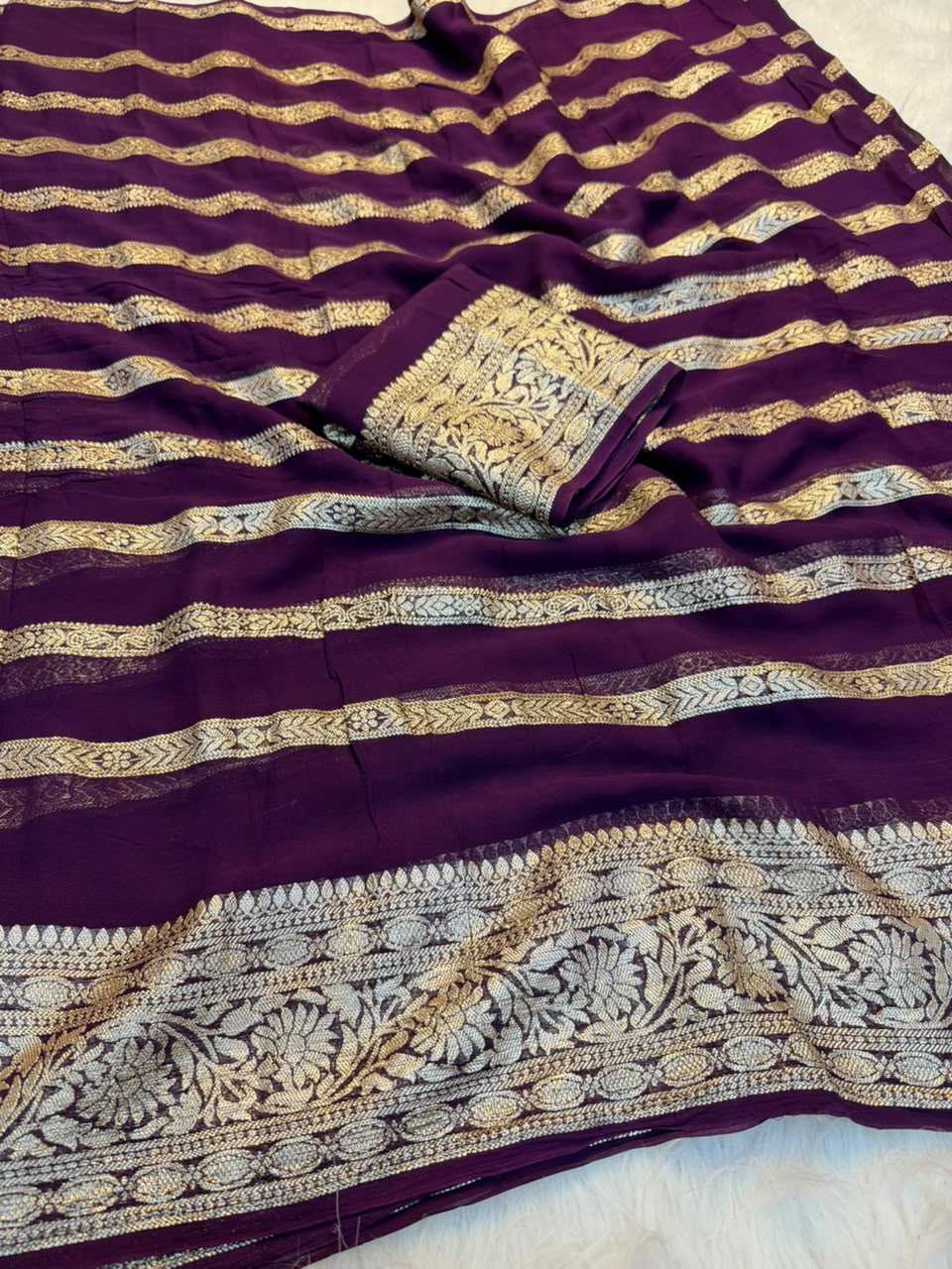 Naarira Sto Georgette Designer Sarees