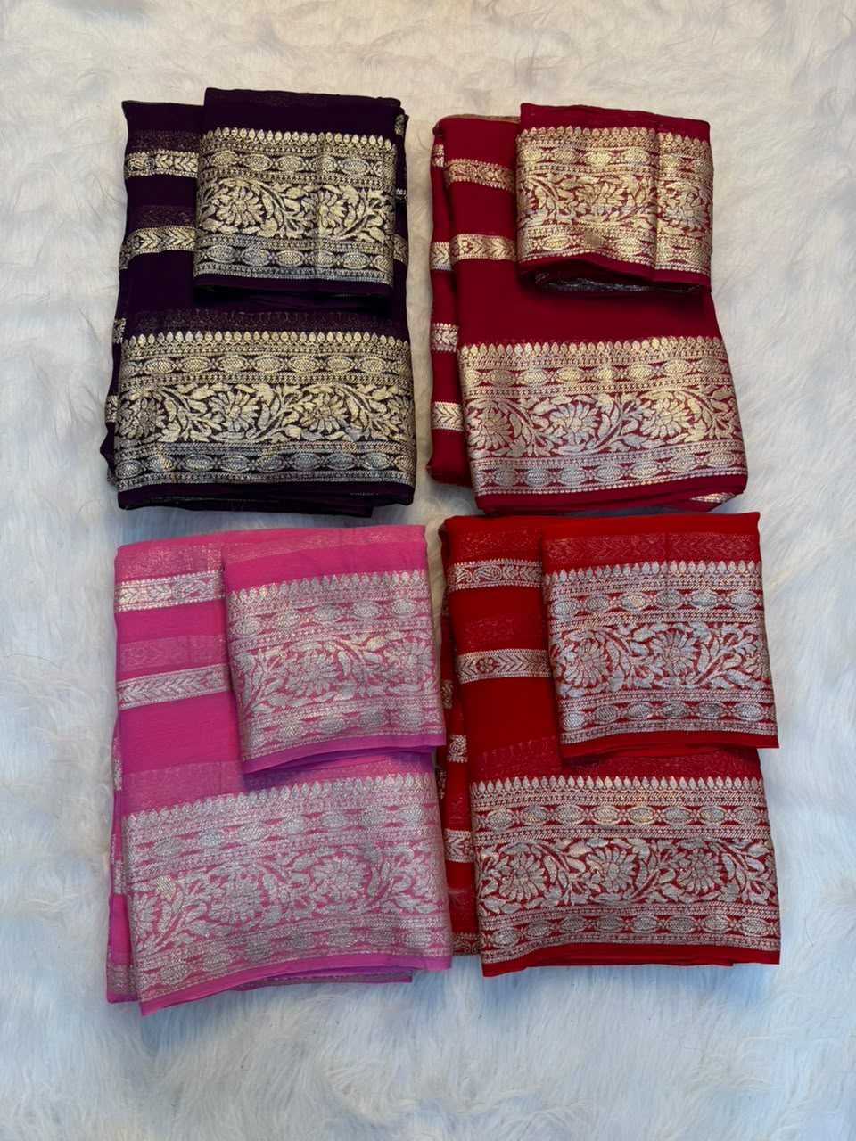 Naarira Sto Georgette Designer Sarees