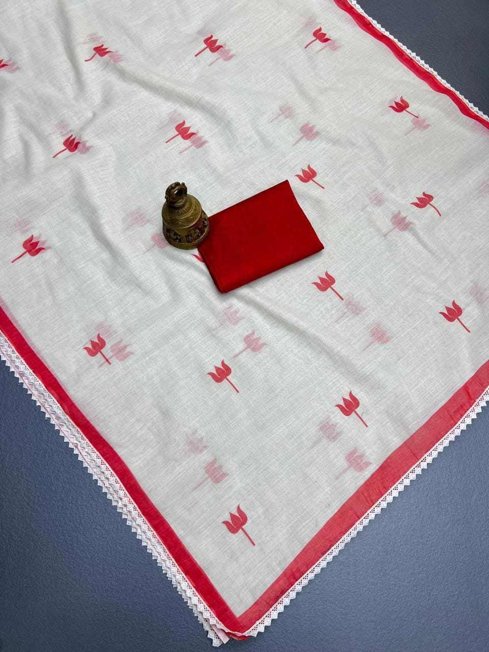 Naarira KESH605 601 Linen Printed Sarees