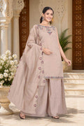 Naarira Plazzo Heavy Roman Silk Embroidery Suit