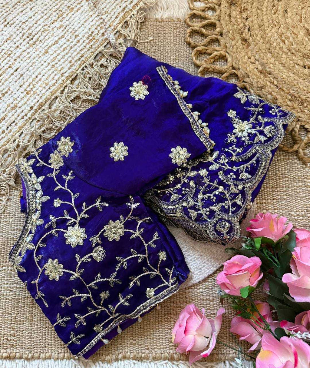 Naarira Satin Sequence Saree for Women