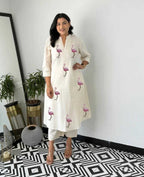Naarira Full Khadi Cotton Kurtis