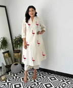 Naarira Full Khadi Cotton Kurtis