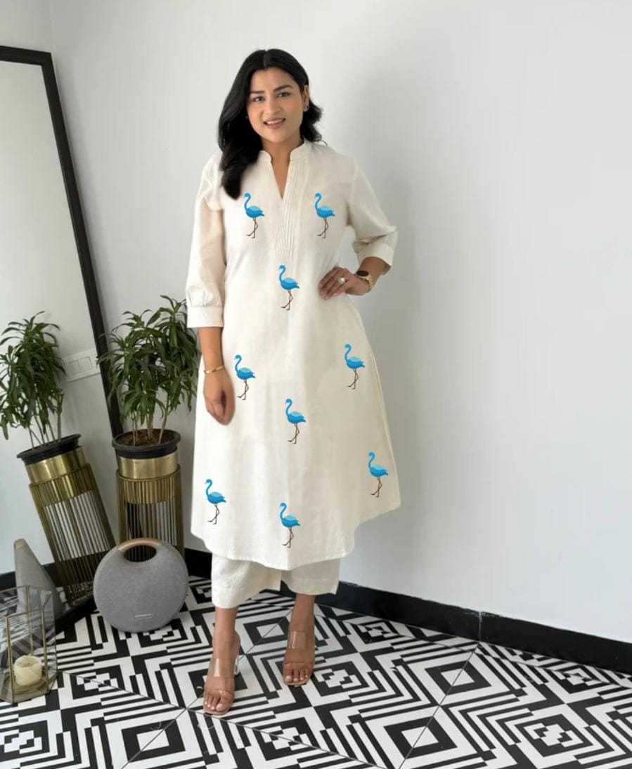 Naarira Full Khadi Cotton Kurtis