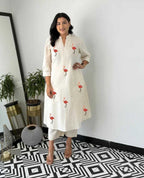 Naarira Full Khadi Cotton Kurtis