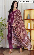 Naarira Madhvi Pure Cotton Printed Suit