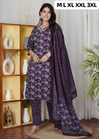 Naarira Madhvi Pure Cotton Printed Suit