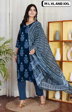 Naarira Madhvi Pure Cotton Printed Suit