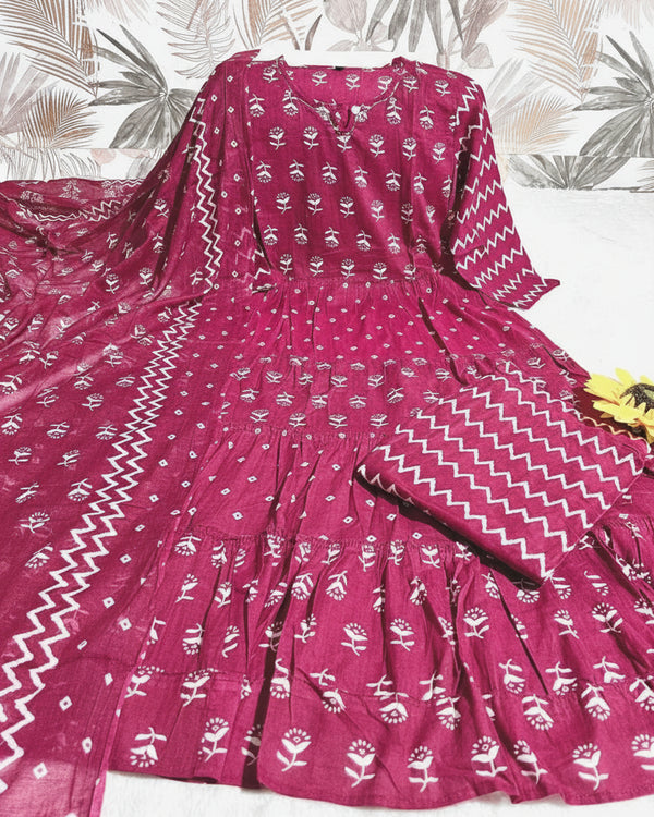 Naarira Cotton tulip Printed Suits